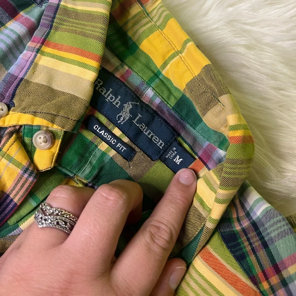 Polo Ralph Lauren Colorful Plaid Button Up